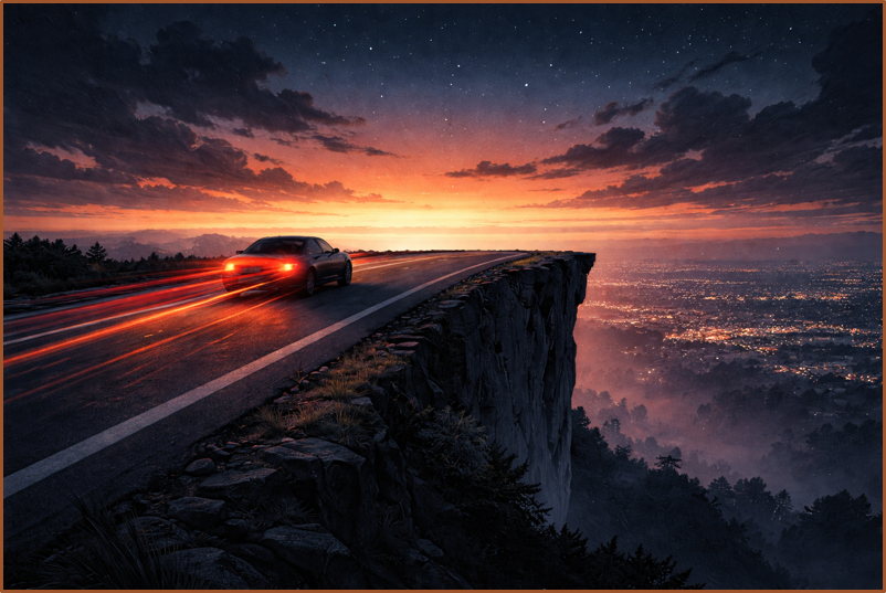 Fast Car and Cliff